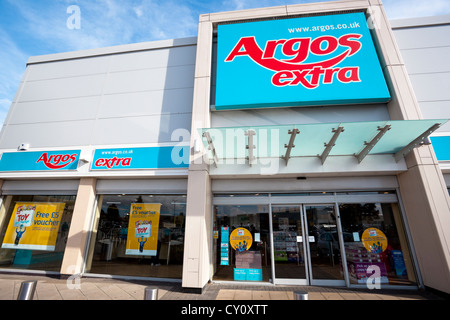 Argos Store, Boulevard 25 Shopping Park, Borehamwood, Hertfordshire WD6 4PR, England, Großbritannien. Stockfoto