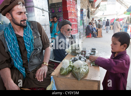 Basar in Innenstadt Kunduz, Afghanistan Stockfoto