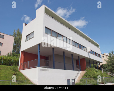 Weissenhof Siedlung Musterhäuser erbaut 1927 für die moderne Architektur-Ausstellung in Stuttgart Stockfoto