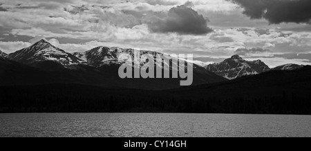 Pyramid Lake View in der Nähe von Jasper, Alberta, Kanada Stockfoto