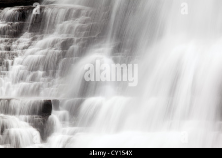 Wenig Stony Creek Talfahrt über Cascade Falls, Pembroke, Giles County, Virginia, USA. Stockfoto