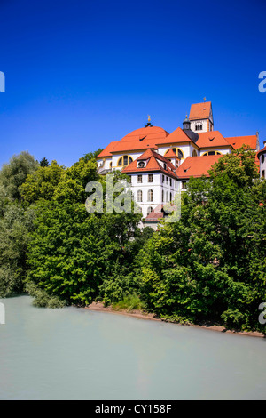 Der ehemalige Benediktiner Abtei St. Mang in Füssen Deutschland Stockfoto