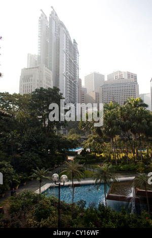 Park in der Innenstadt von Hongkong, China Stockfoto