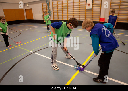 Sami-Kind in der Schule im Norden Finnlands Stockfoto