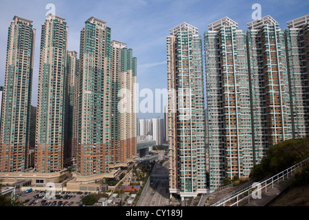 HiRISE Gebäude in Hongkong, China Stockfoto