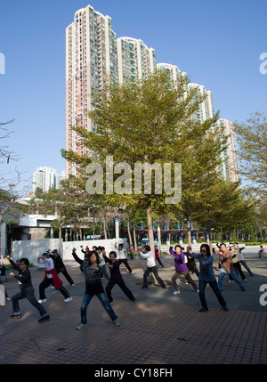 HiRISE Gebäude in Hongkong, China Stockfoto