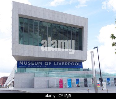 Museum von Liverpool, die 2011 an Liverpools Waterfront eröffnet Stockfoto