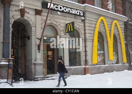 MC Donalds in Helsinki Stockfoto