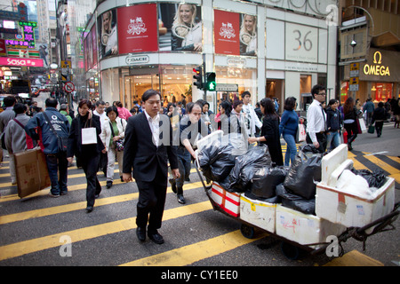 Armut in Hong Kong Stockfoto