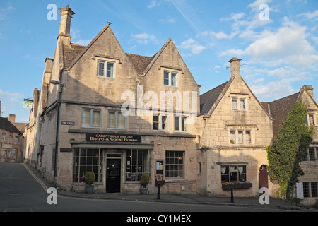 Im Cardynham House Bistro und Guest House in Painswick, Gloucestershire, UK. Stockfoto