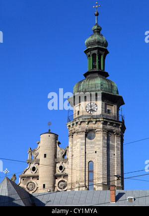 Ukraine, Lemberg, St. Andreas Kirche, Stockfoto