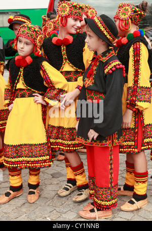 Ukraine, Lemberg, Kinder, Tracht, Stockfoto