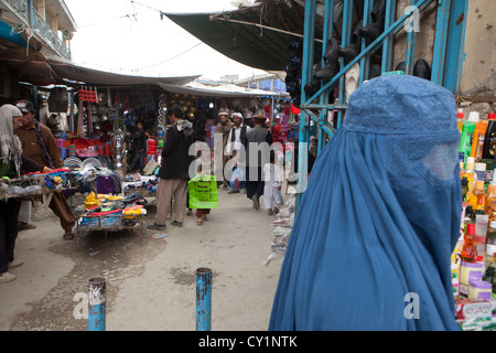 Frauen in Burka, Kabul, afghanistan Stockfoto