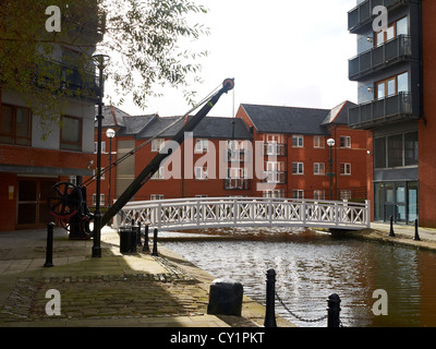 Paradise Wharf am Ashton Canal im Stadtzentrum von Piccadilly Manchester UK Stockfoto