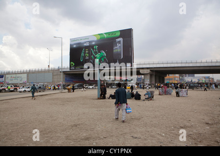 Plakat in Kabul, Afghanistan Stockfoto