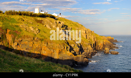 Abendlicht am Lizard Point in Cornwall, England Stockfoto