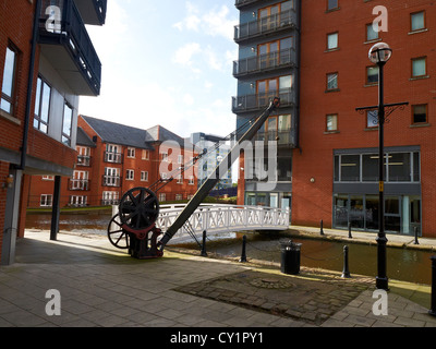 Paradise Wharf am Ashton Canal im Stadtzentrum von Piccadilly, Manchester, Großbritannien Stockfoto