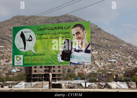 Plakat in Kabul, Afghanistan Stockfoto