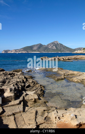 Sant Elm Sa Dragonera Mallorca Mallorca Balearen Spanien Stockfoto