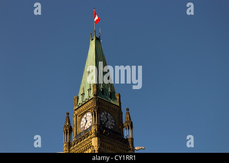 Peace Tower am Parliament Hill in Ottawa, Kanada Stockfoto