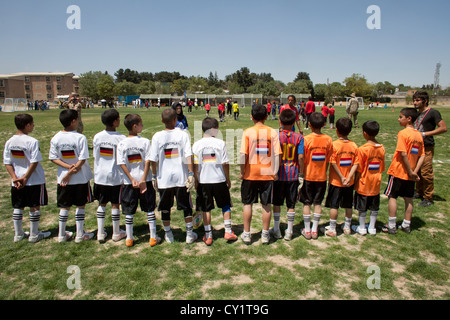 Feld Spieler Afghanistan einheitliche Holland Afghanen c Stockfoto