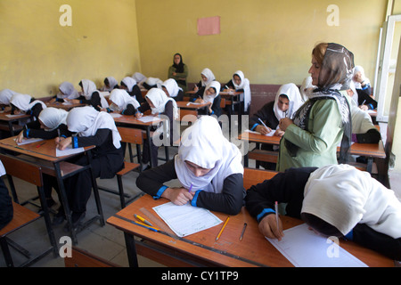 Mädchenschule in Kabul, Afghanistan Stockfoto