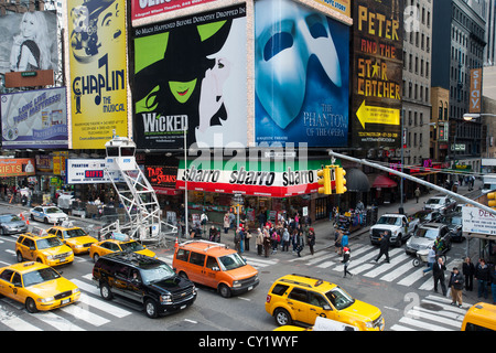 Sbarro Restaurant am Times Square in New York Stockfoto