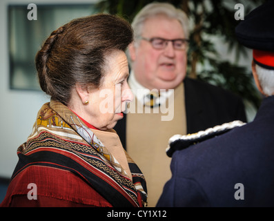 Ihre Königliche Hoheit, The Princess Royal besucht die neue State Hospital Carstairs Lanarkshire Stockfoto