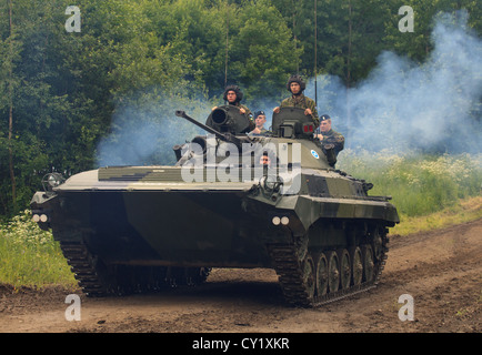 BMP-2 Schützenpanzer der finnischen Armee. Stockfoto