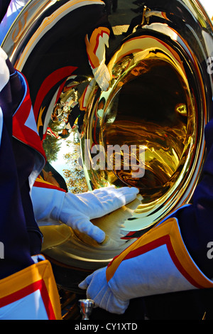 High School Marching Band, Los Angeles County Fair Stockfoto