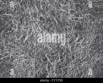 Detaliert Nahaufnahme gequetscht Aluminiumblech Stockfoto