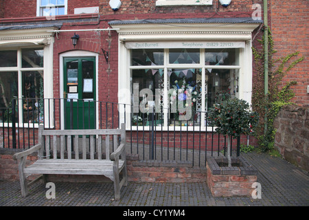 Paul Burrell Blumen & Geschenke, Farndon, Cheshire, England, Vereinigtes Königreich. Burrell ist der ehemalige Butler, Diana, Princess of Wales. Stockfoto