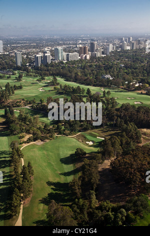 Blick auf den Golfplatz in Los Angeles. Stockfoto