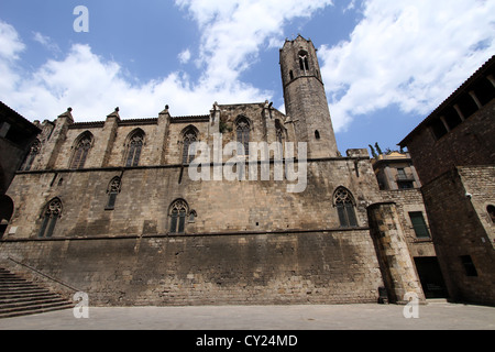 Kathedrale von Santa Eulalia (La Seu) im Barrio Gotico in Barcelona Stockfoto