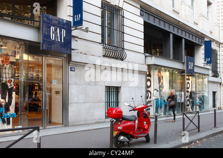 GAP-Store in Paris Stockfoto