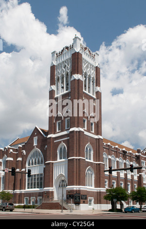 Der erste Vereinigte Methodistische Kirche von St. Petersburg ist eine historische Kirche in St. Petersburg, Florida. Stockfoto