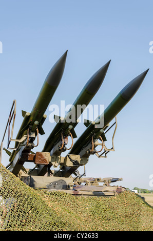 Selbstfahrende Raketenwerfer Kub Stockfoto