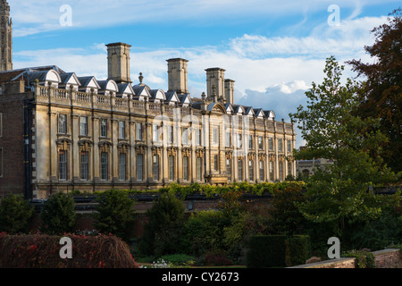 Clare College aus dem Rücken gesehen. Cambridge Universität. UK Stockfoto