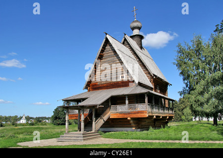 St.-Nikolaus-Kirche (1766) in Susdal, Russland Stockfoto