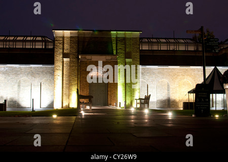 Dulwich Picture Gallery bei Nacht, Dulwich, London, UK Stockfoto