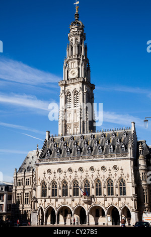 Kathedrale von Arras, Ort des Heros, Arras Nord Pas De Calais, Frankreich Stockfoto