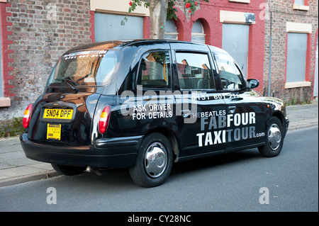 Beatles Fab vier Taxi Ride Tour Liverpool UK Stockfoto