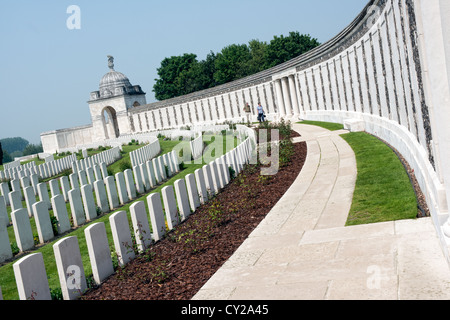 Passchendael ww1 Denkmal Tyne Cot Ieper Ieper Stockfoto