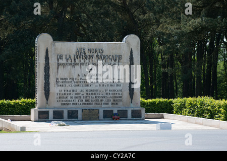 Die marokkanischen Division Memorial in Vimy Ridge, Arras, Frankreich Stockfoto