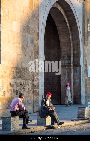 Porte de France oder Sea Gate in die Medina in Tunis, Tunesien Stockfoto