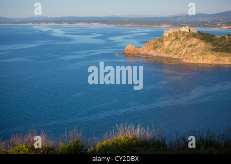 Genueser Burg in Tabarka Tunesien Stockfoto