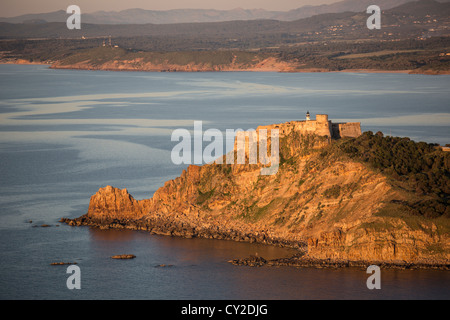 Genueser Burg in Tabarka Tunesien Stockfoto