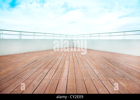 Kreuzfahrt Schiffsdeck Stockfoto