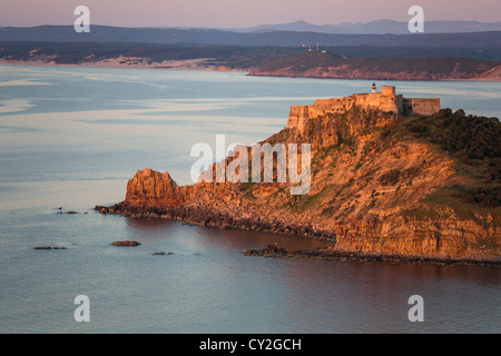 Genueser Burg in Tabarka Tunesien Stockfoto