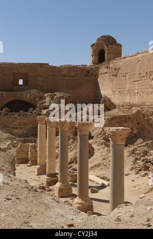 Qasr Al-Hayr Al-Sharqi, Syrien Stockfoto